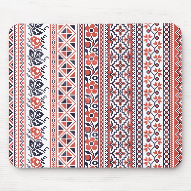 Tapis De Souris Motifs de conception de point de croix (Devant)