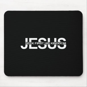 Tapis De Souris Motivation chrétienne amusante Bible Verse Matthie