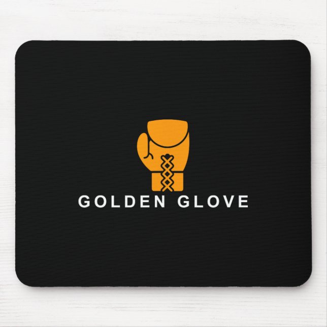 Tapis De Souris Motivation de boxe 'Gant d'or'  (Devant)