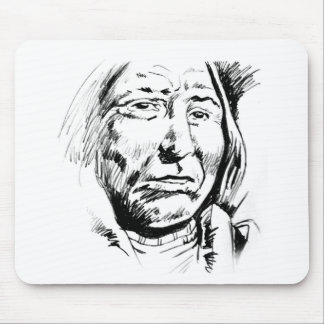 Tapis De Souris Motivation du croquis en chef indien