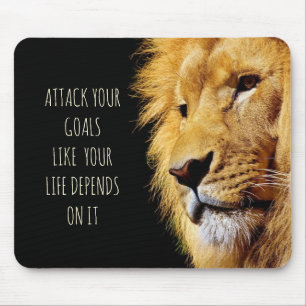 Tapis De Souris Motivation du lion