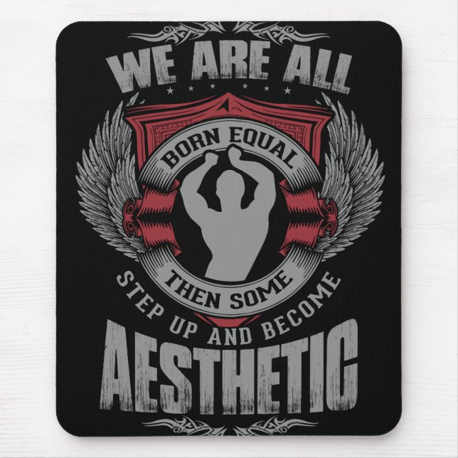 Tapis De Souris Motivation Physique - Esthétique - Pas à pas - Zyz (Devant)