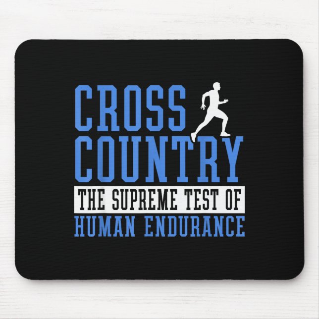 Tapis De Souris Motivation pour la course de fond  (Devant)