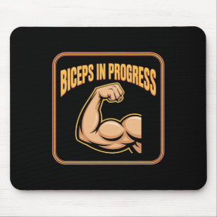 Tapis De Souris Motivational Funny Gym Humour Biceps Gains Biceps