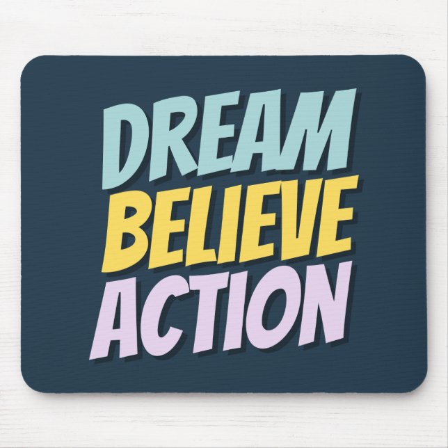 Tapis De Souris Motivational Quote Mousepad  (Devant)