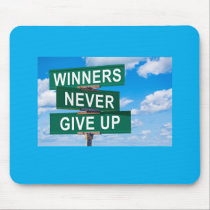 Tapis de Souris Motivationnel Les Gagnants Ne Reno