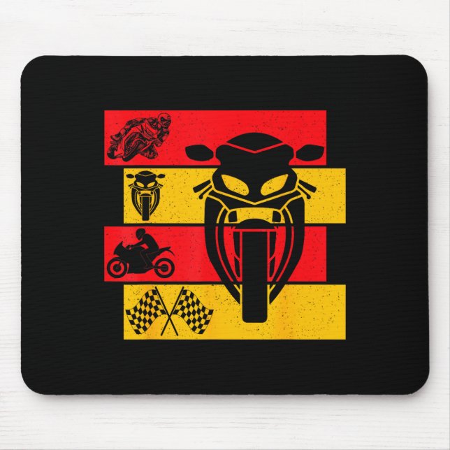 Tapis De Souris Moto Gp Motorcycle Gp Racing Motorcycles Biker Boy (Devant)