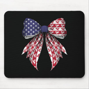 Tapis De Souris Moto Jet Ski 4 Juillet Drapeau Américain États-Uni