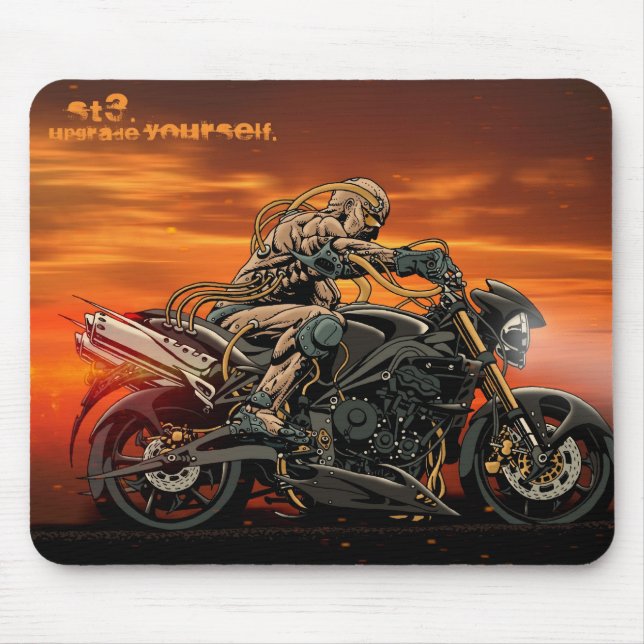 Tapis De Souris Moto Mousepad triple (Devant)