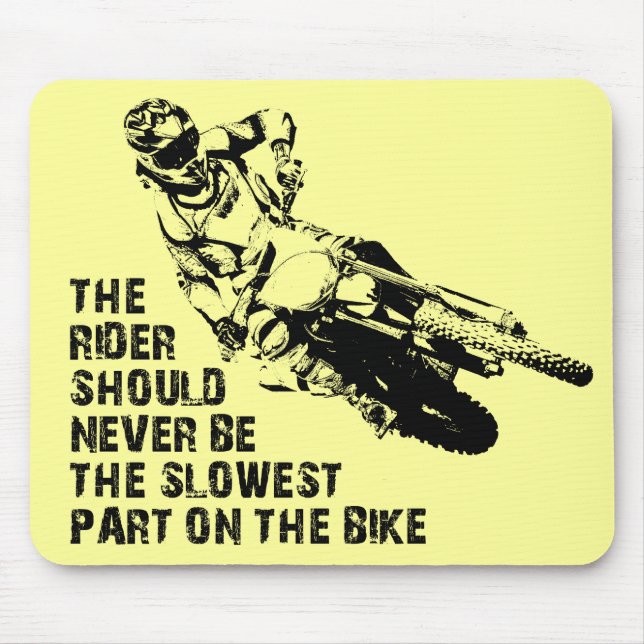 Tapis De Souris Motocross Mousepad Amusant motocross motocross par (Devant)