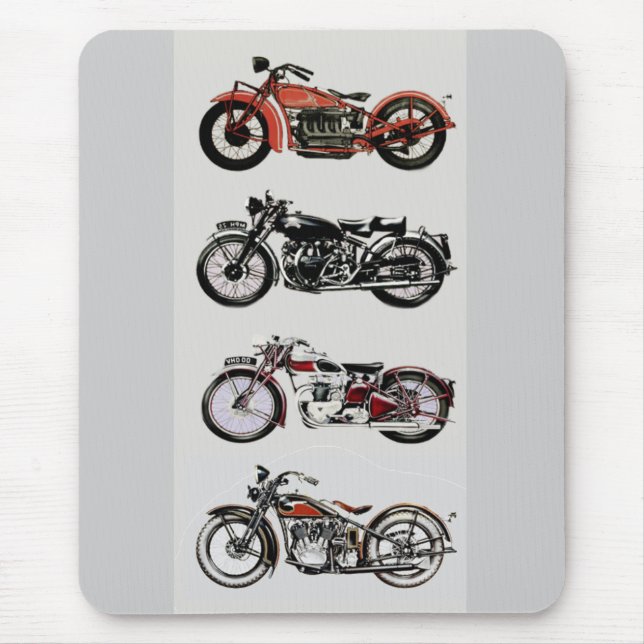 Tapis De Souris MOTOCYCLES vintages (Devant)