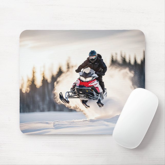 Tapis De Souris Motoneige aéroporté (Avec souris)