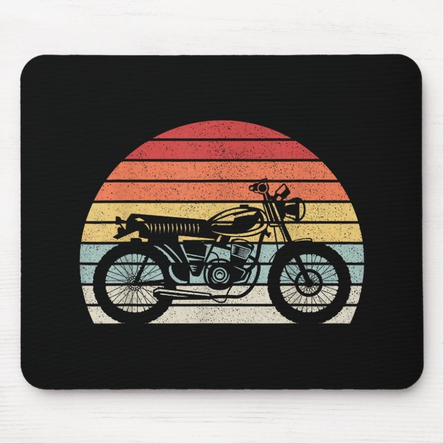 Tapis De Souris Motorcycle vintage (Devant)