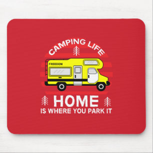 Tapis De Souris Motorhome RV Motorhome Camping Life Latte Mug