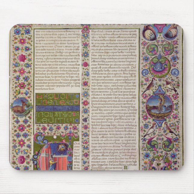 Tapis De Souris Mots d'ouverture de Leviticus (Devant)