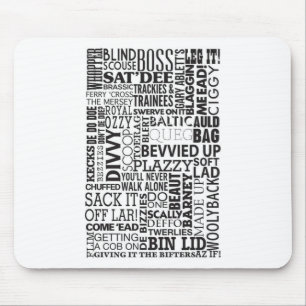 Tapis De Souris Mots & Phrases Scouse