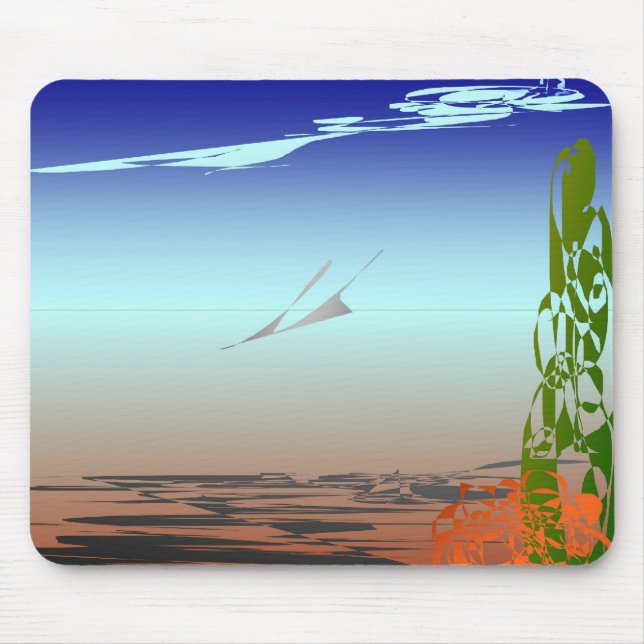 Tapis De Souris Mouche de Death Valley au-dessus de Mousepad (Devant)