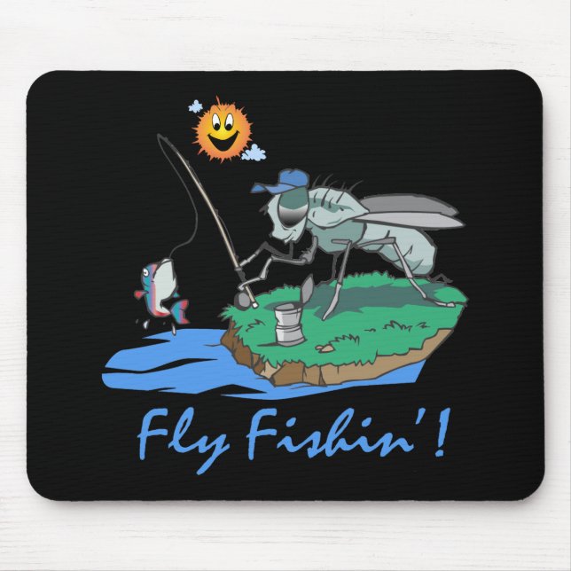 Tapis De Souris Mouche Fishin (Devant)