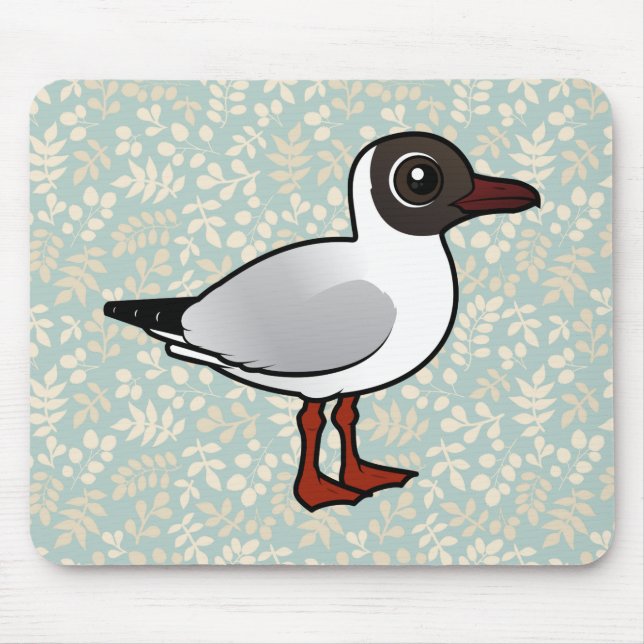 Tapis De Souris Mouette à tête noire de Birdorable (Devant)