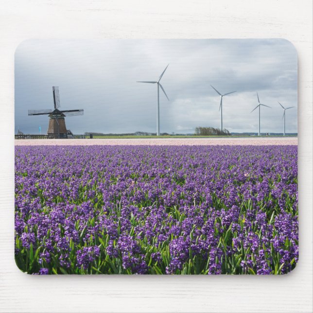 Tapis De Souris Moulin à vent traditionnel et moderne, mousepad de (Devant)