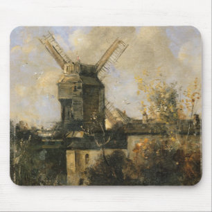 Tapis De Souris Moulin de la Galette, Montmartre, 1861