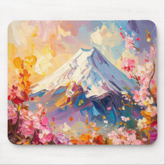 Tapis De Souris Mount Fuji – Abstract Japanese Art Mouse Pad