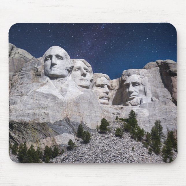 Tapis De Souris Mount Rushmore Timelapse Sky (Devant)
