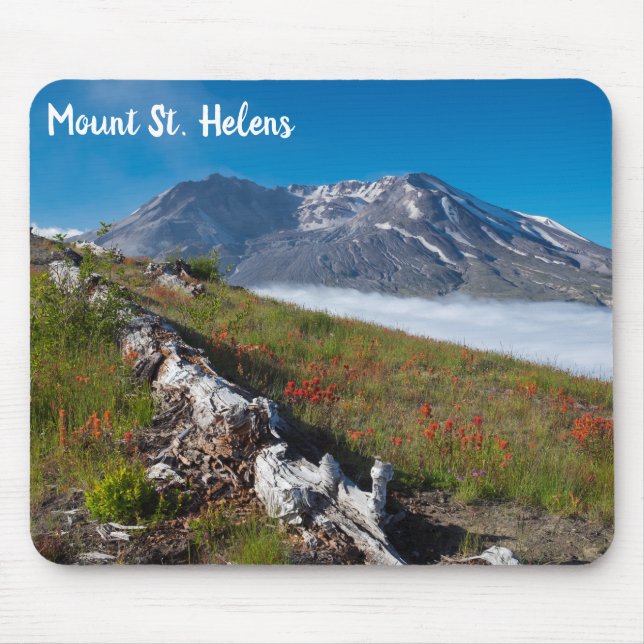 Tapis De Souris Mount Saint Helens Spring Flowers (Devant)