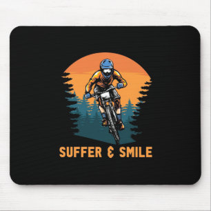 Tapis De Souris Mountain Bike Suffer And Smile