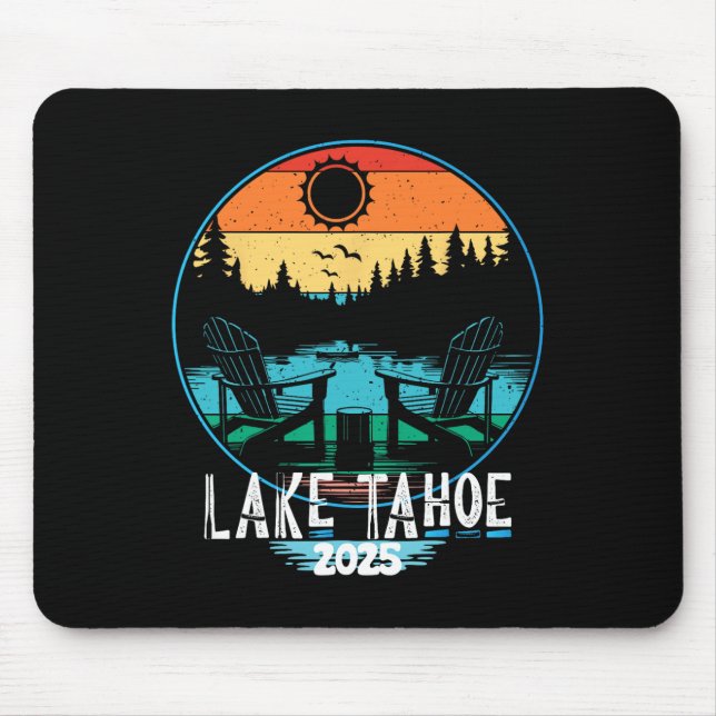 Tapis De Souris Mountain Hiking Skiing Family Vacation 2025 Trip L (Devant)