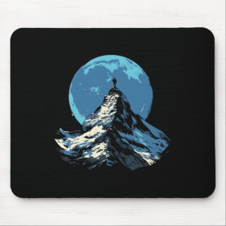 Tapis De Souris Mountain Peak Adventure Design - Climbing And Hiki