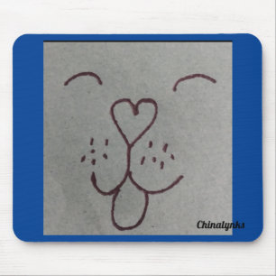 TAPIS DE SOURIS MOUSE PAD AMOUREUX DE LES CHIENS