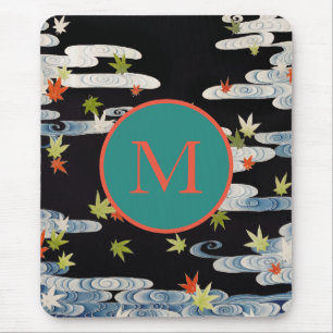 TAPIS DE SOURIS MOUSE PAD EAU ET FEUILLE JAPONAIS PERSONNALISÉ INI