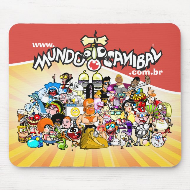 Tapis De Souris Mouse Pad Groupe Mundo Cannibale (Devant)