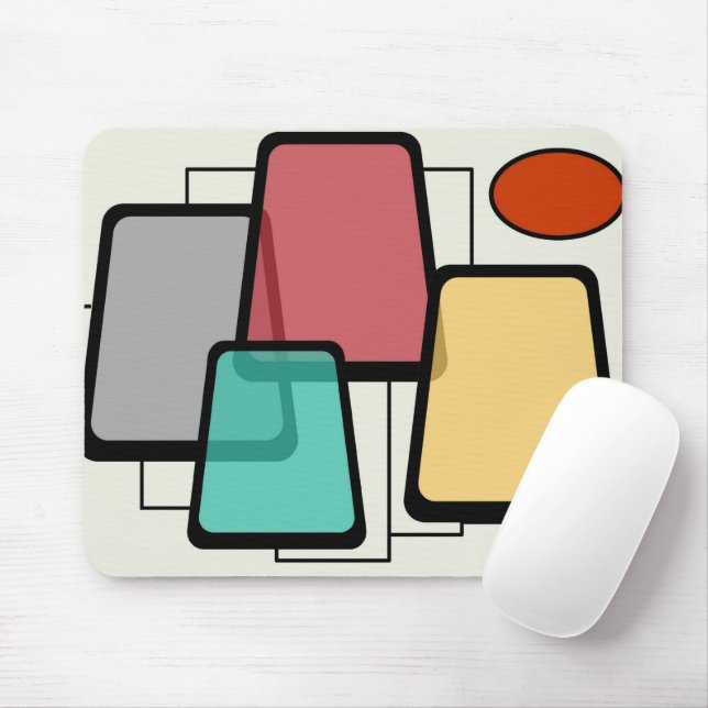Tapis De Souris Mouse Pad MidMod Art Landscape 1.1 (Avec souris)