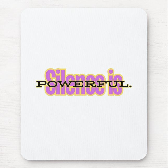 Tapis De Souris Mouse Pad – Modern Minimalist Inspirational Desk  (Devant)