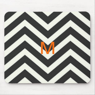 Tapis De Souris Mouse Pad noir de Chevron
