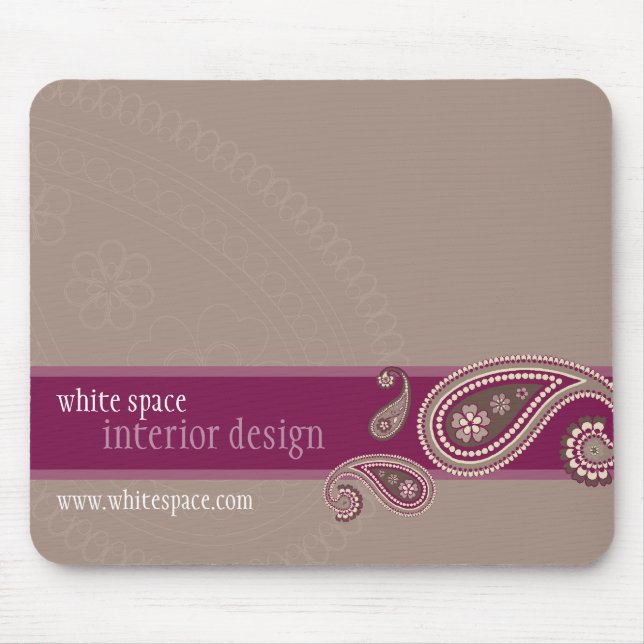 Tapis De Souris MOUSE PAD :: Paisley 3 (Devant)