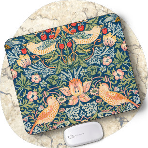 Tapis De Souris MOUSE PAD - William Morris - "Strawberry Thief"