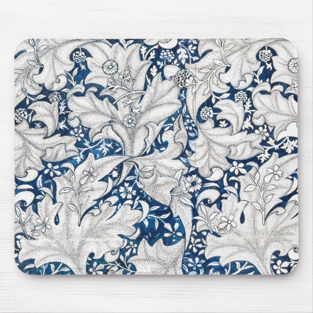 TAPIS DE SOURIS MOUSE PAD : WILLIAM MORRIS : WALLFLOWER (Devant)