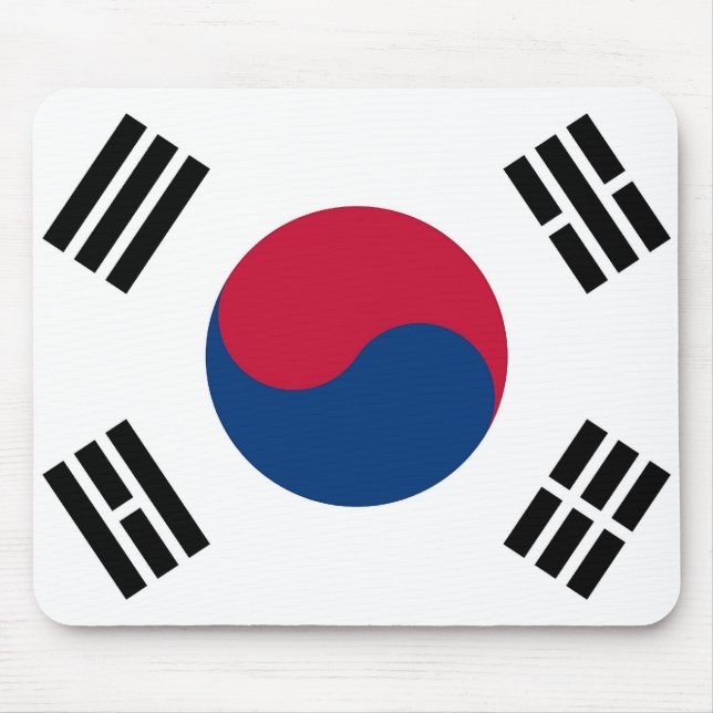 Tapis De Souris Mouse pad with Flag of South Korea (Devant)