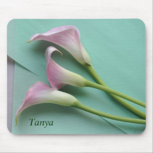 Tapis De Souris mousepac à calla rose