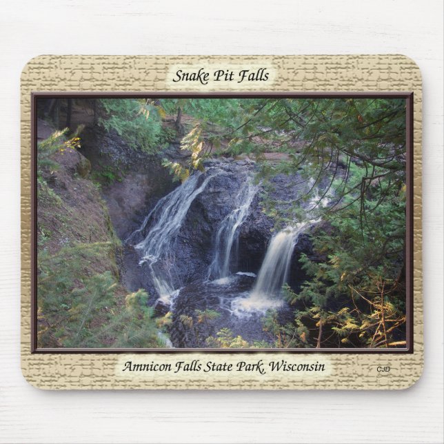 Tapis De Souris Mousepac de Snake Pit Falls (Devant)