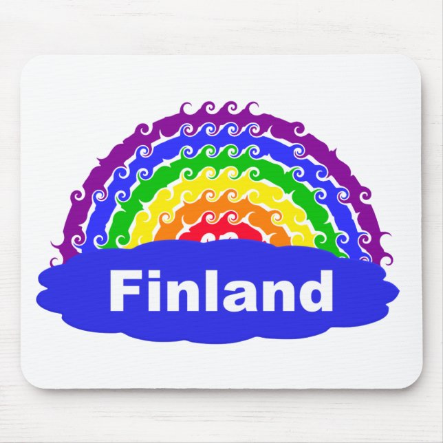 Tapis De Souris Mousepac Rainbow Finlande (Devant)