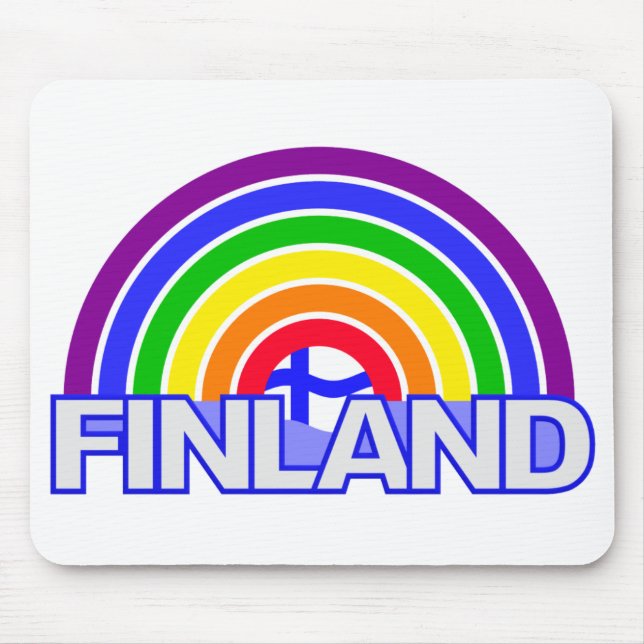 Tapis De Souris Mousepac Rainbow Finlande (Devant)