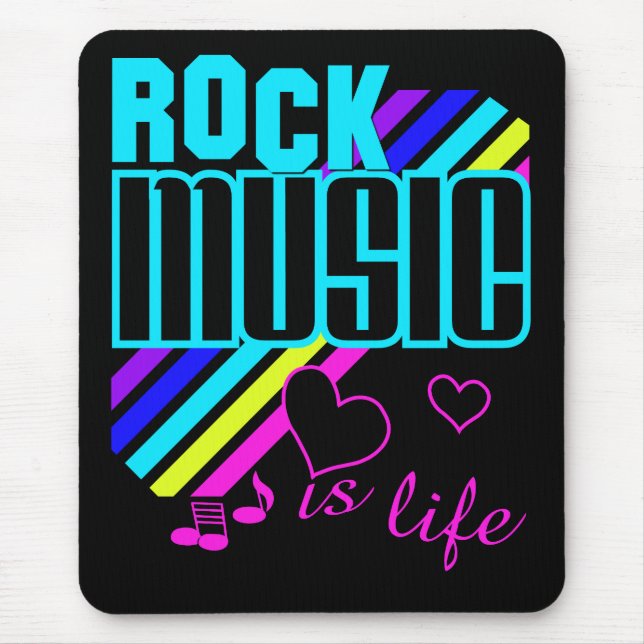Tapis De Souris Mousepac Rock Music (Devant)