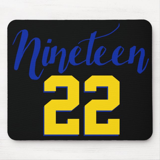 Tapis De Souris Mousepad 1922 (Devant)