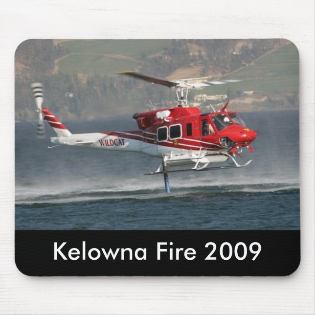 Tapis De Souris Mousepad 2009 du feu de Kelowna (Devant)