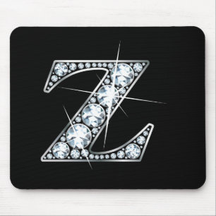 Tapis De Souris Mousepad à bille de diamant "Z"