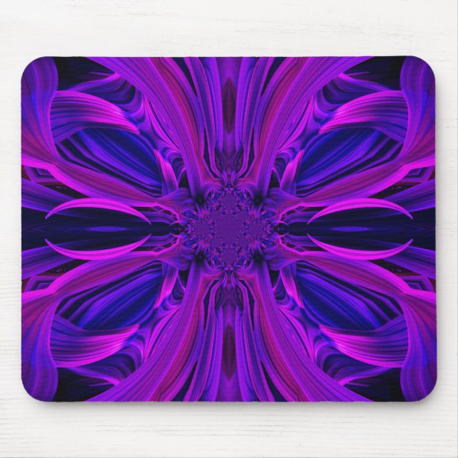 Tapis De Souris Mousepad à feuille violette (Devant)